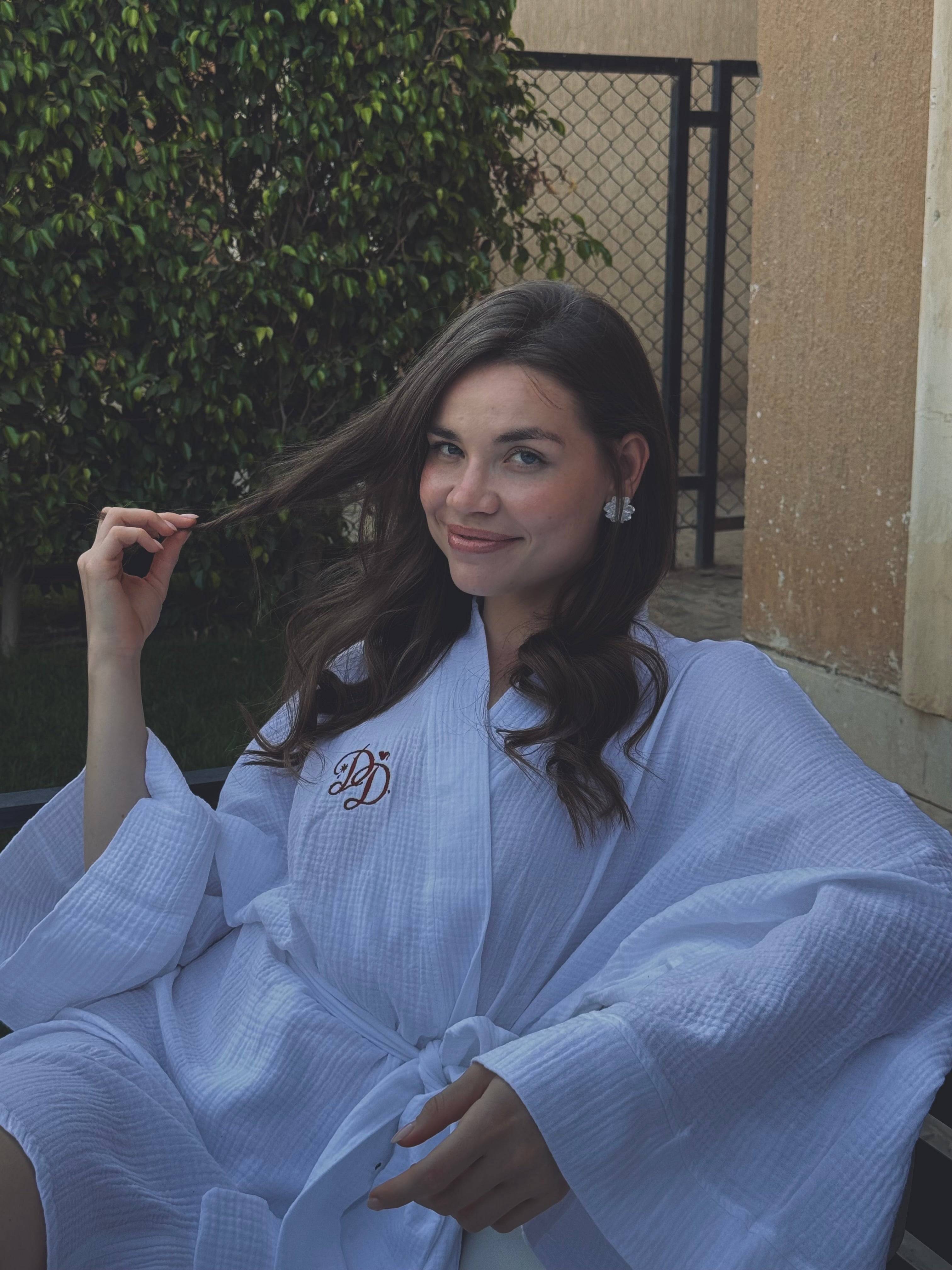 Pretty in White robe